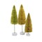 Cody Foster 15.5 Inch Spectrum Trees Rainbow Yellow Fall Decorative Tree Set , Thanksgiving Decor Bottle Brush Village Decorate